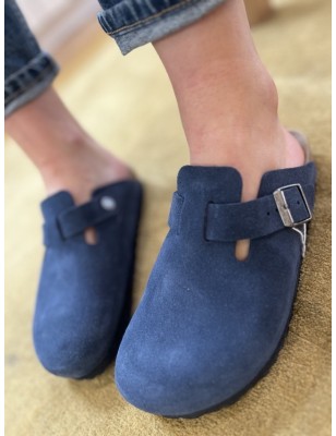 BOSTON SUEDE NAVY