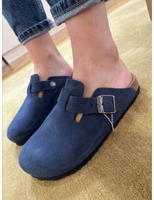 BOSTON SUEDE NAVY
