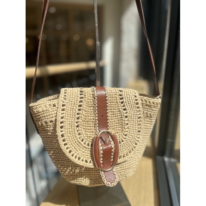 PANIER PM RAPHIA A RABAT