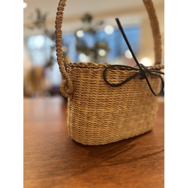 SAC MINI JEANNE EN PAILLE SAC MINI JEANNE EN PAILLE