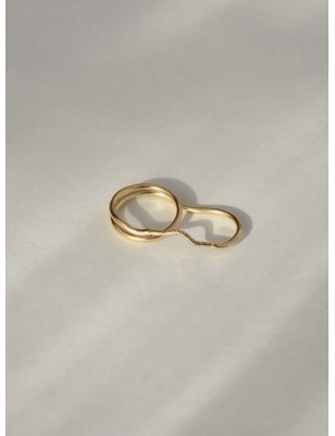 BAGUE NAZARE DOUBLE DORE