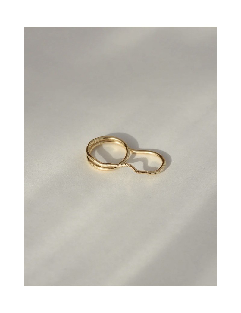 BAGUE NAZARE DOUBLE DORE