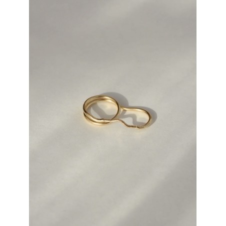 BAGUE NAZARE DOUBLE DORE