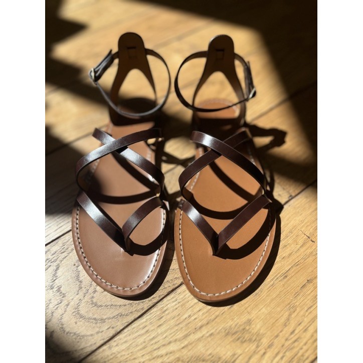 SANDALES N°205 EBENE SANDALES N°205 EBENE
