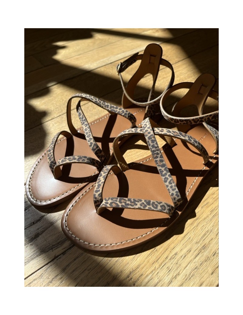 SANDALES N°205 LEOPARD