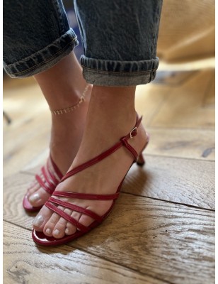 SANDALE N°464 ROUGE