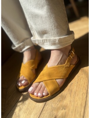 SANDALE AXELLE JAUNE